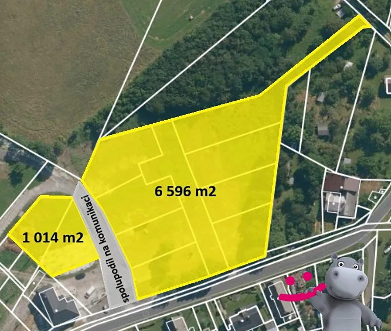 Prodej stavebního pozemku 7610 m²